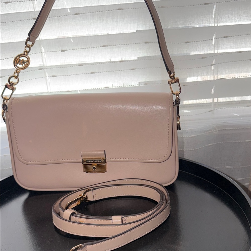 Michael Kors Ladies Bradshaw Small Leather Shoulder Bag